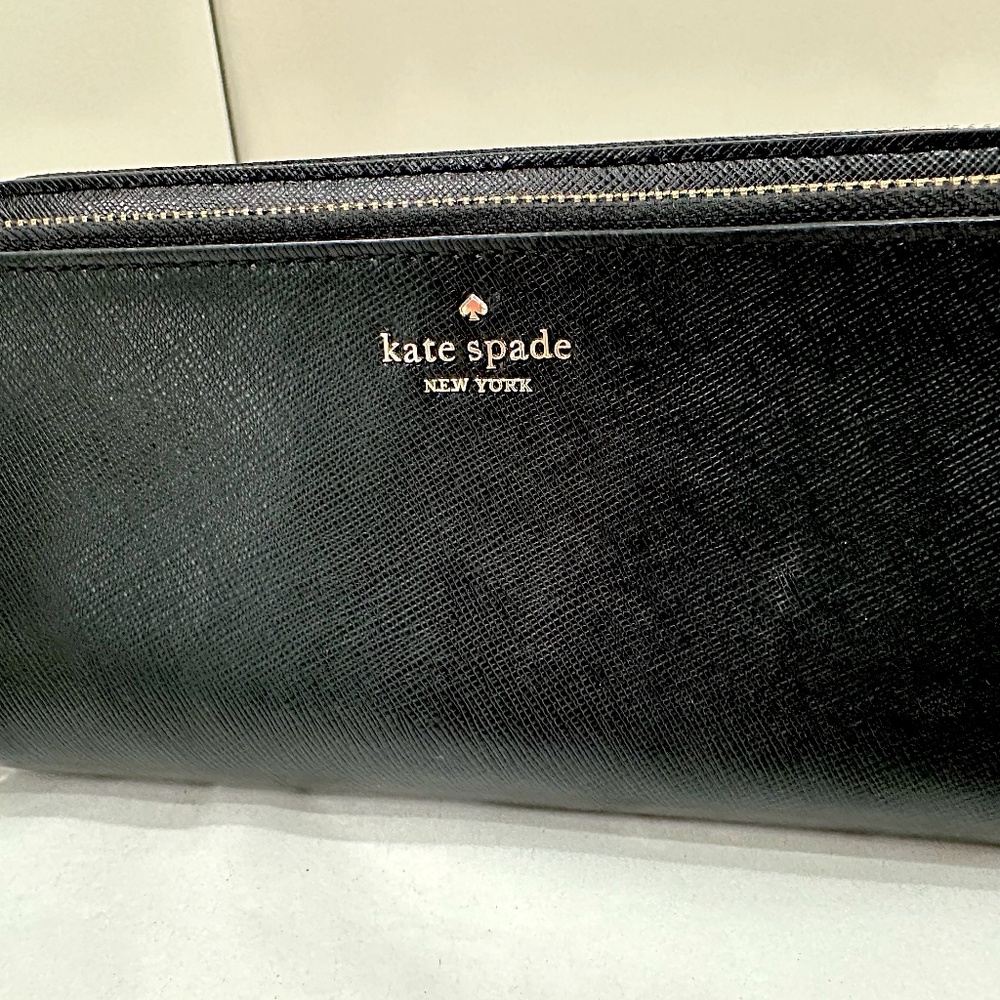 Kate Spade Double Zip Wristlet - Black